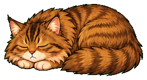 bjorn, a cat asleep