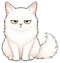 frost, a longhair cat