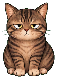 nubbin, a brown tabby cat